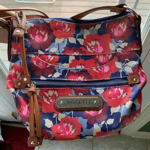 floral crossbody purse